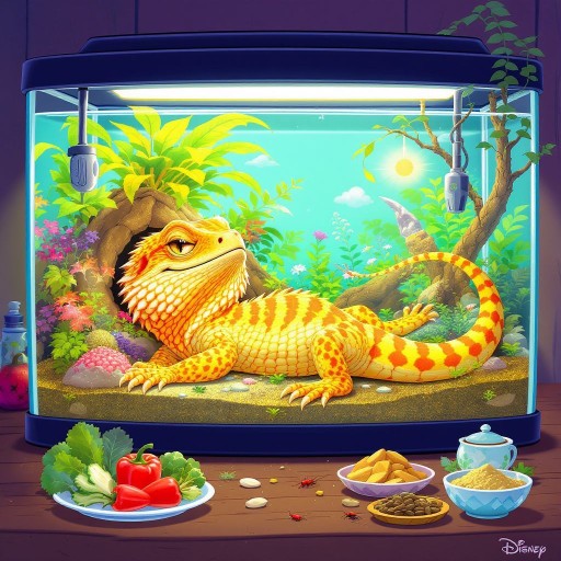 Бородатая агама чем кормить и как создать идеальные условия содержания