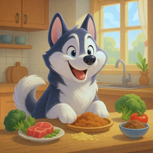 Чем кормить хаски в домашних условиях чтобы он был здоров и полон энергии