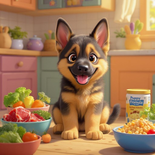 Чем кормить месячную овчарку чтобы вырастить здорового и сильного питомца