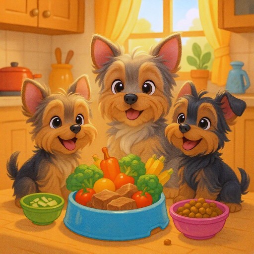 Чем кормить мини йорков чтобы они были здоровы и счастливы