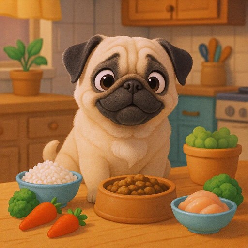 Чем кормить мопса в домашних условиях