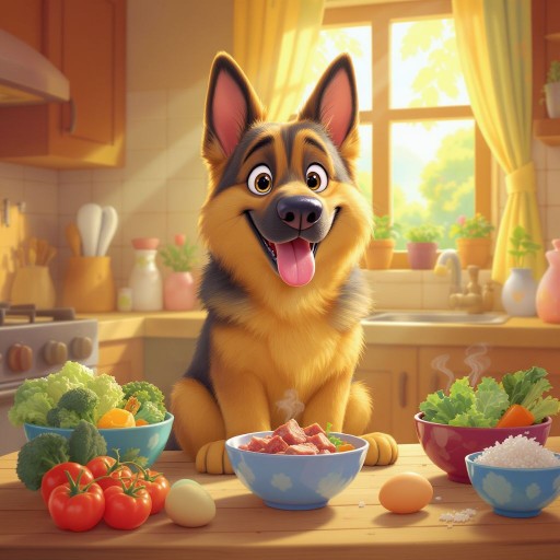 Чем кормить овчарку в домашних условиях