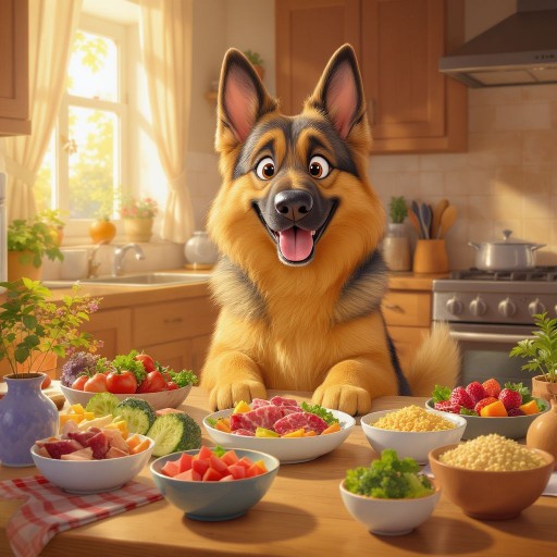 Чем кормить овчарку в домашних условиях взрослую