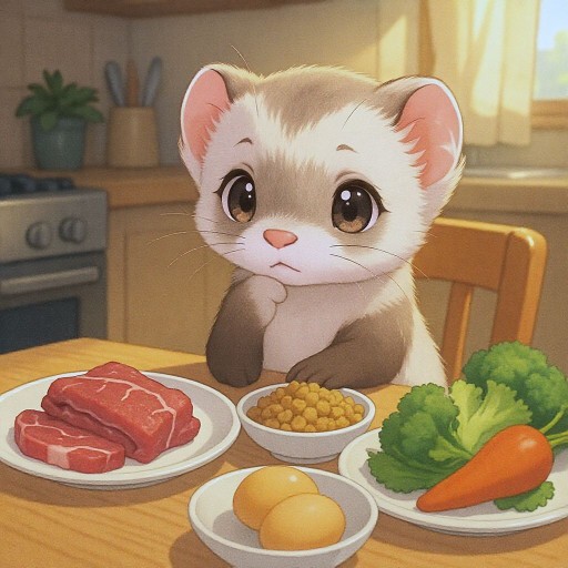 Чем питается хорек домашний