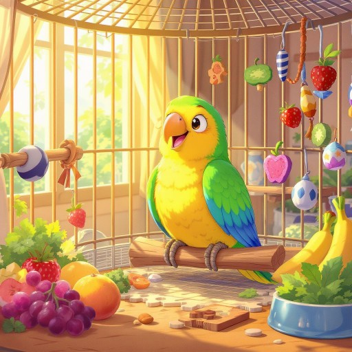 Что давать попугаю кроме корма чтобы он был здоров и счастлив