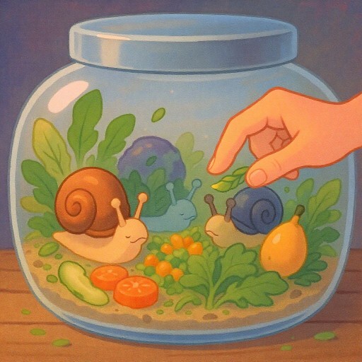 Что едят маленькие улитки и как правильно кормить питомца