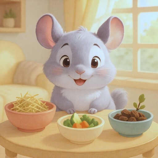 Что едят шиншиллы в домашних условиях