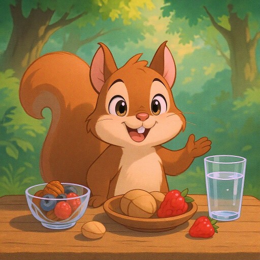 Что можно белке давать чтобы она была здорова и счастлива