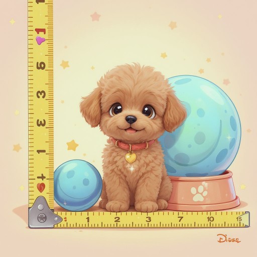 До каких размеров вырастает той пудель