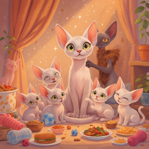 До какого возраста растут сфинксы и что влияет на их развитие