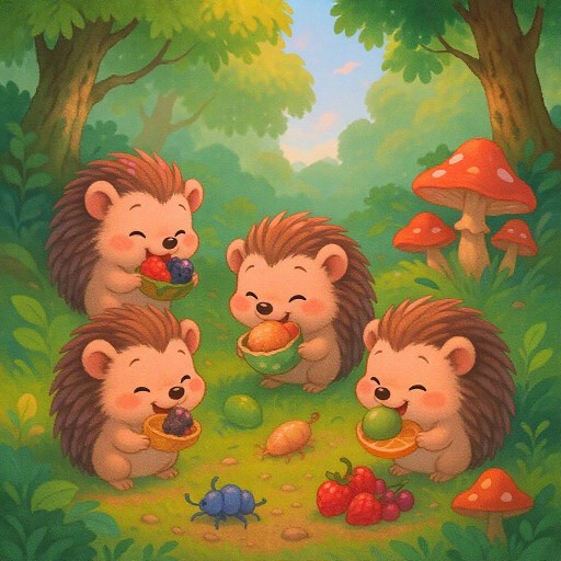 Ежики что едят в природе — раскрываем тайны колючих гурманов