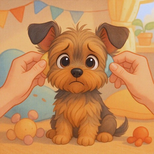 Как поставить йорку уши и не превратить питомца в мумии