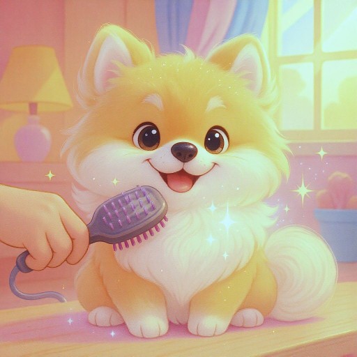 Как правильно расчесывать шпица чтобы шерсть сияла и не путалась