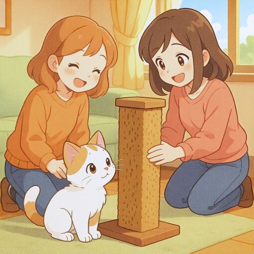 Как приучить к когтеточке и спасти мебель от когтей