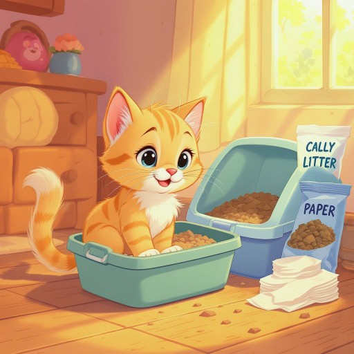 Как приучить котёнка к лотку и выбрать правильный наполнитель