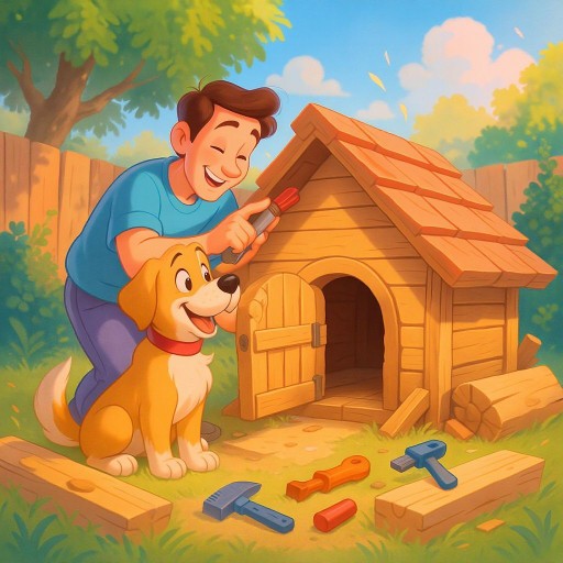 Как сделать собачью конуру своими руками