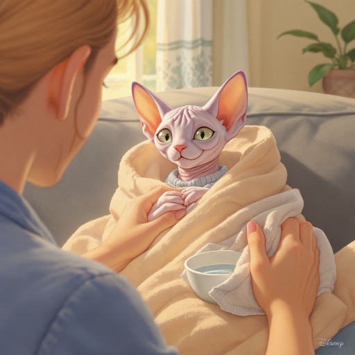 Как ухаживать за сфинксом и сделать жизнь питомца комфортной