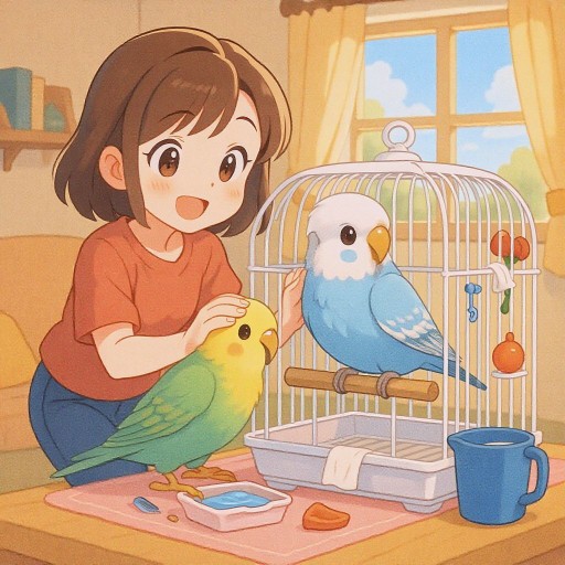 Как ухаживать за волнистым попугаем в домашних условиях