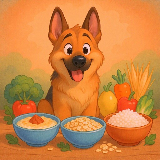 Какие каши можно немецкой овчарке чтобы кормить правильно и вкусно