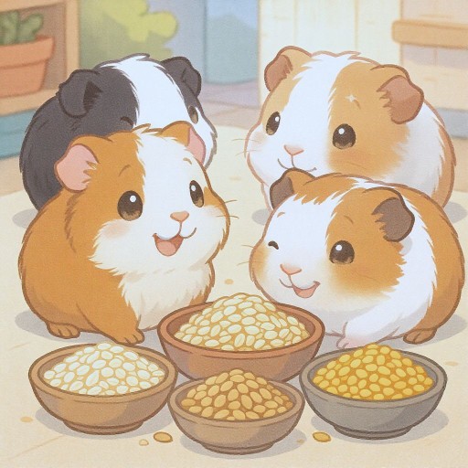 Какие крупы можно морским свинкам и как правильно их давать