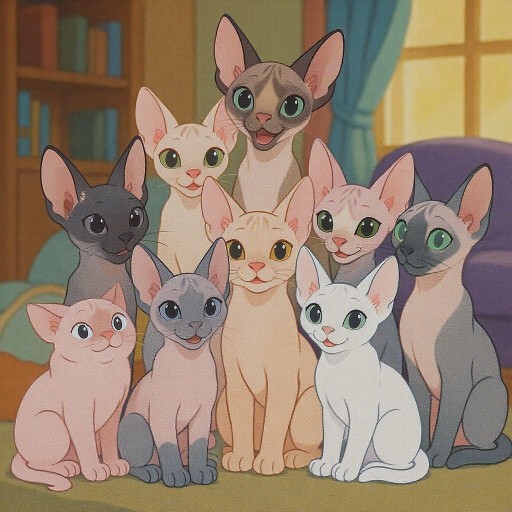 Какие породы сфинксов бывают и чем они отличаются