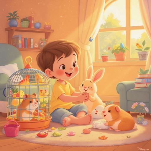 Каких маленьких животных можно завести в доме с ребёнком