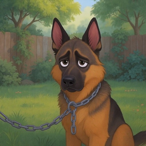 Можно ли овчарку держать на цепи