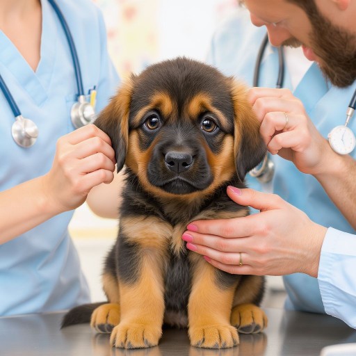 Почему у овчарки упали уши и что с этим делать