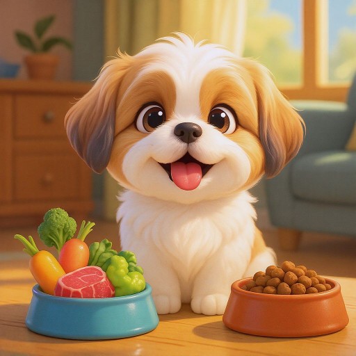 Ши-тцу чем кормить чтобы шерсть блестела, зубы не болели, а питомец был счастлив