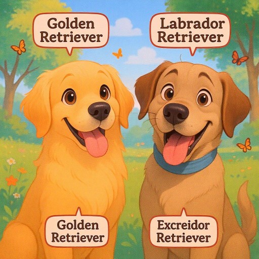 Золотистый ретривер чем отличается от лабрадора